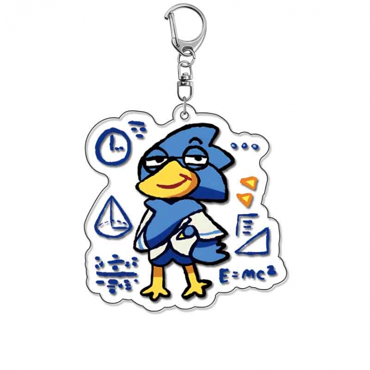 Triangular Rune Anime Acrylic Keychain Charm price for 5 pcs