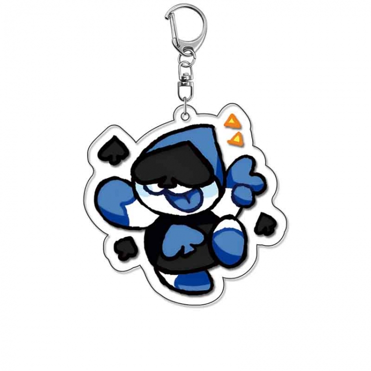 Triangular Rune Anime Acrylic Keychain Charm price for 5 pcs