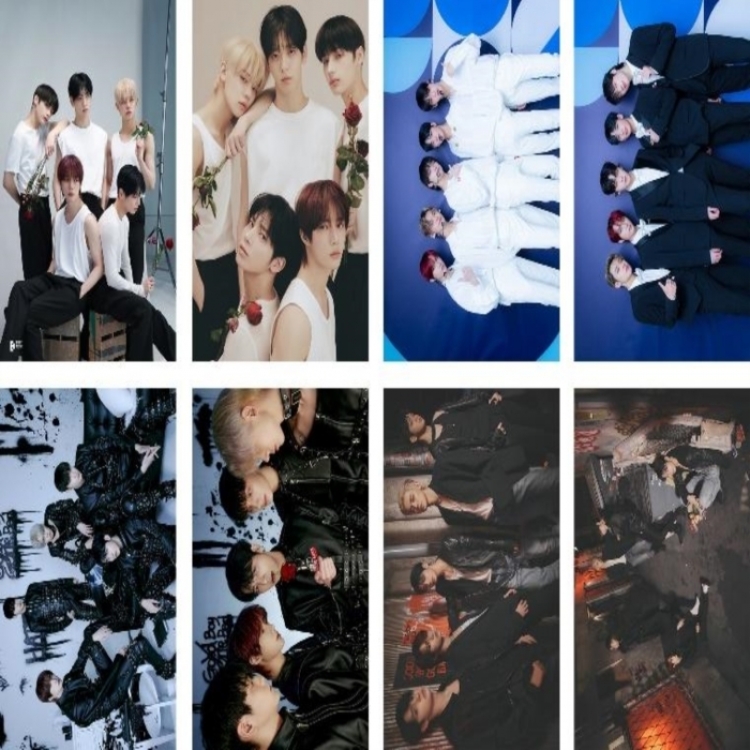TXT Embossed poster 8 pcs a set 42X29CM price for 5 sets