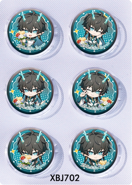 Honkai: Star Rail Anime peripheral pill bar badge 25mm a set of 6 price for 5 sets 