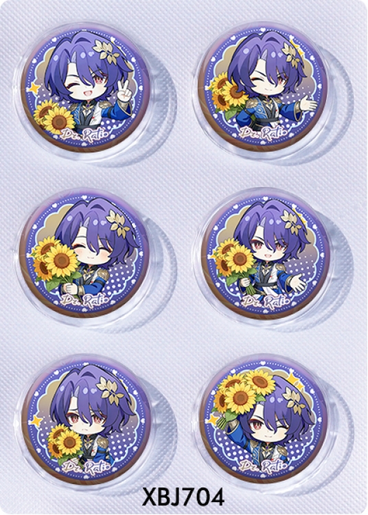 Honkai: Star Rail Anime peripheral pill bar badge 25mm a set of 6 price for 5 sets 