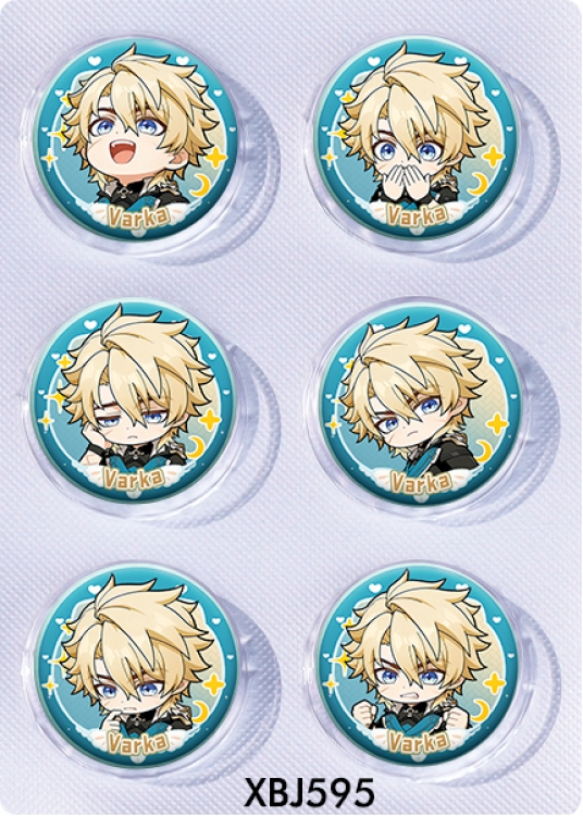 Genshin Impact Anime peripheral pill bar badge 25mm a set of 6 price for 5 sets 