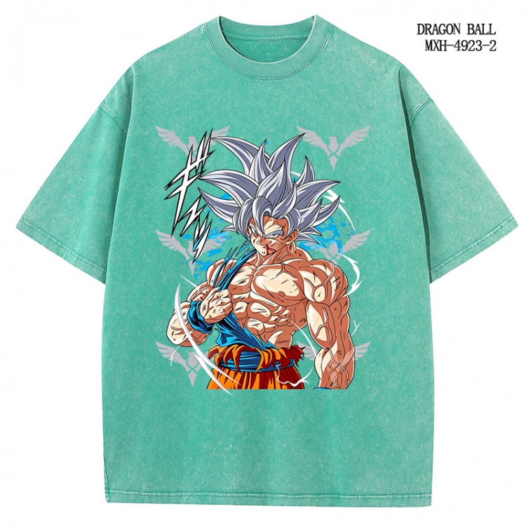 DRAGON BALL Anime peripheral pure cotton washed and worn T-shirt from S to 2XL