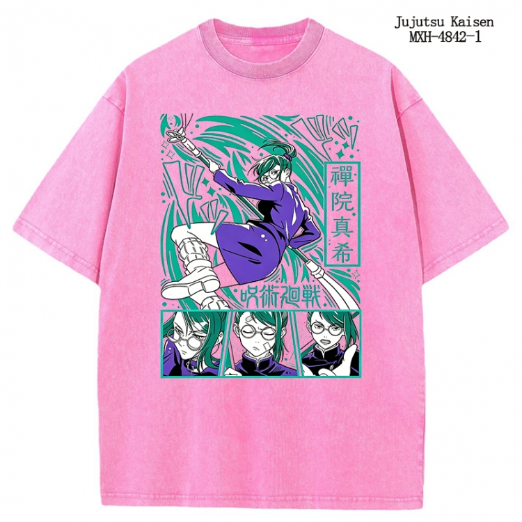 Jujutsu Kaisen Anime peripheral pure cotton washed and worn T-shirt from S to 2XL