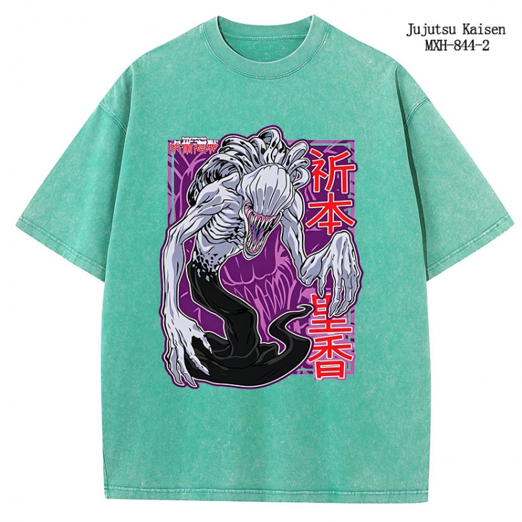 Jujutsu Kaisen Anime peripheral pure cotton washed and worn T-shirt from S to 2XL