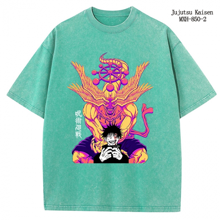 Jujutsu Kaisen Anime peripheral pure cotton washed and worn T-shirt from S to 2XL