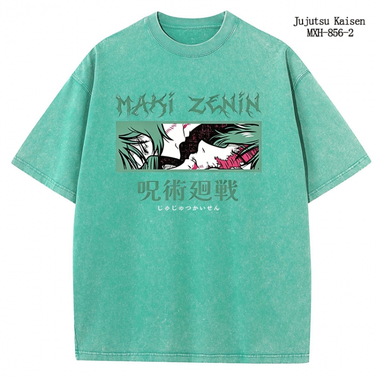 Jujutsu Kaisen Anime peripheral pure cotton washed and worn T-shirt from S to 2XL