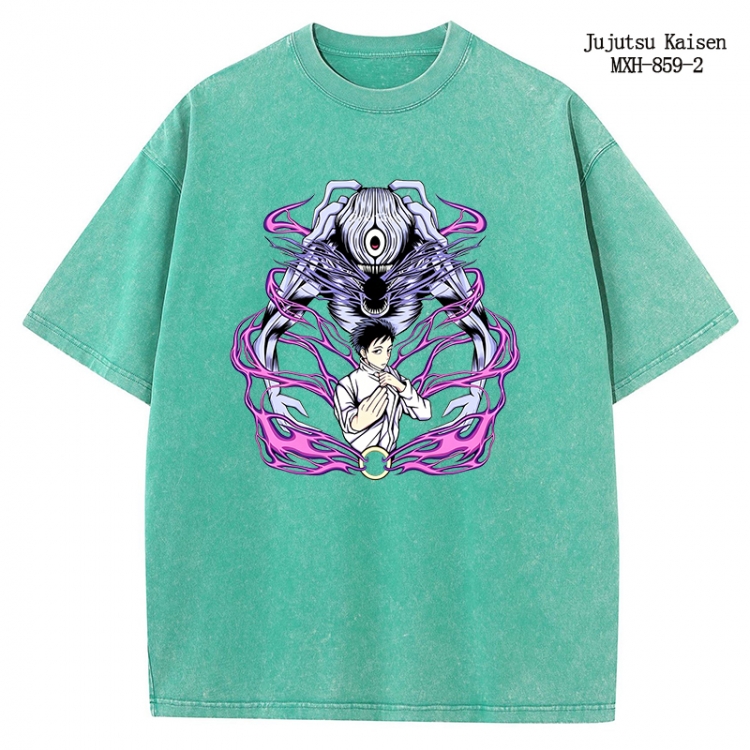 Jujutsu Kaisen Anime peripheral pure cotton washed and worn T-shirt from S to 2XL