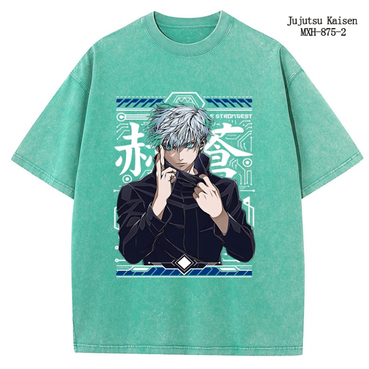Jujutsu Kaisen Anime peripheral pure cotton washed and worn T-shirt from S to 2XL