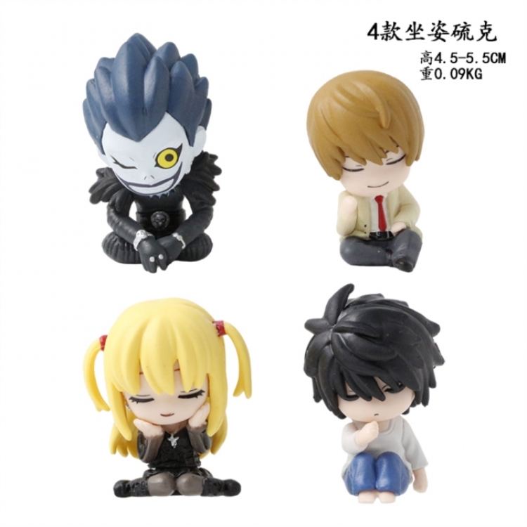 Death note Bagged Figure Decoration Model 4.5-5.5cm a set of 4