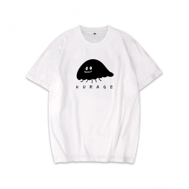 Yagate Kimi ni Naru Anime peripheral black and white short-sleeved T-shirt from S to 3XL