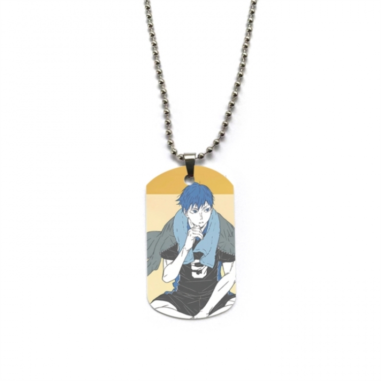 Haikyuu!! Anime double-sided full color printed military brand necklace price for 5 pcs