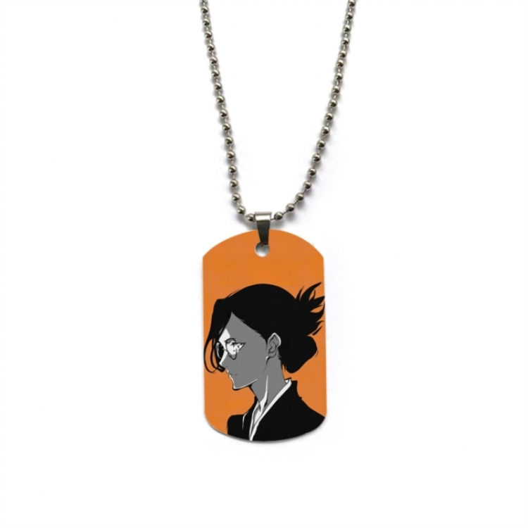 Bleach Anime double-sided full color printed military brand necklace price for 5 pcs