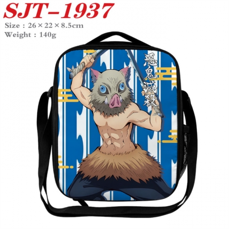 Demon Slayer Kimets Anime Lunch Bag Crossbody Bag 26x22x8.5cm 