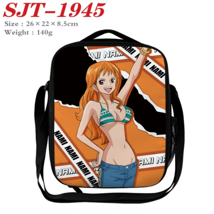 One Piece Anime Lunch Bag Crossbody Bag 26x22x8.5cm 