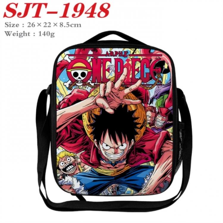 One Piece Anime Lunch Bag Crossbody Bag 26x22x8.5cm 