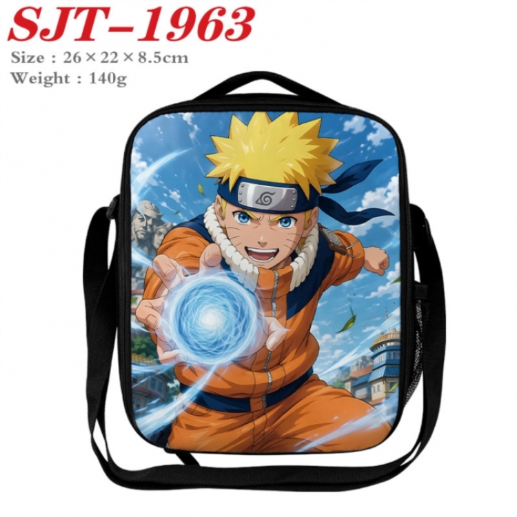 Naruto Anime Lunch Bag Crossbody Bag 26x22x8.5cm 