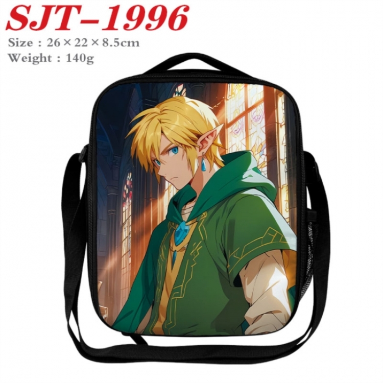 The Legend of Zelda Anime Lunch Bag Crossbody Bag 26x22x8.5cm 