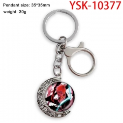Bleach Anime double-sided crystal rotating gemstone keychain pendant price for 5 pcs