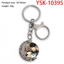 Tokyo GhoulAnime double-sided crystal rotating gemstone keychain pendant price for 5 pcs