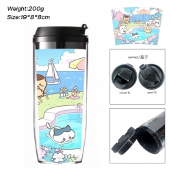Chiikawa Anime double-layer insulated water bottle and cup 350ML