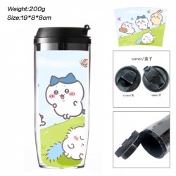 Chiikawa Anime double-layer insulated water bottle and cup 350ML
