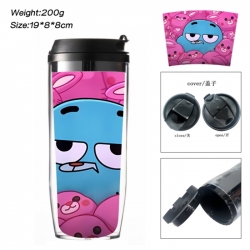 The Amazing World of Gumball Anime double-layer insulated water bottle and cup 350ML