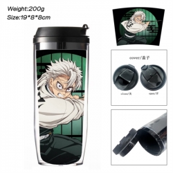 Demon Slayer Kimets Anime double-layer insulated water bottle and cup 350ML