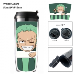 One Piece Anime double-layer insulated water bottle and cup 350ML