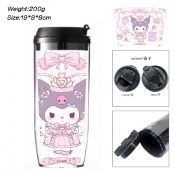 Sanrio Anime double-layer insulated water bottle and cup 350ML
