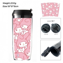 Sanrio Anime double-layer insulated water bottle and cup 350ML
