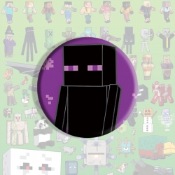Minecraft Anime tinplate brooch badge price for 5 pcs