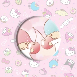 Sanrio Anime tinplate brooch badge price for 5 pcs