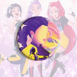 K-Pop:Demon Hunters Anime tinplate brooch badge price for 5 pcs