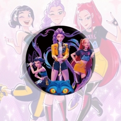 K-Pop:Demon Hunters Anime tinplate brooch badge price for 5 pcs
