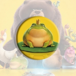 Hoppers Foldable Anime tinplate brooch badge price for 5 pcs