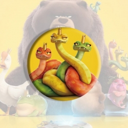 Hoppers Foldable Anime tinplate brooch badge price for 5 pcs