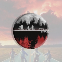 Stranger Things Anime tinplate brooch badge price for 5 pcs