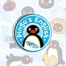 Pingu Anime tinplate brooch badge price for 5 pcs