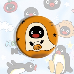 Pingu Anime tinplate brooch badge price for 5 pcs