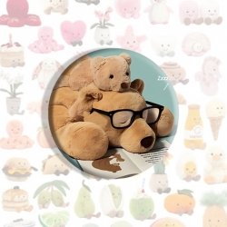 Jellycat Anime tinplate brooch badge price for 5 pcs