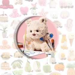 Jellycat Anime tinplate brooch badge price for 5 pcs