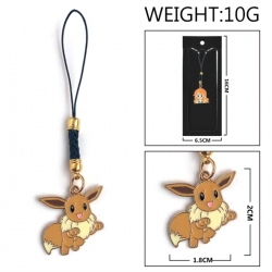 Pokemon Anime peripheral colorful drip oil alloy machine rope pendant price for 5 pcs