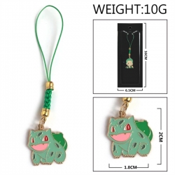 Pokemon Anime peripheral colorful drip oil alloy machine rope pendant price for 5 pcs