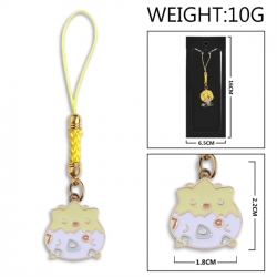 Pokemon Anime peripheral colorful drip oil alloy machine rope pendant price for 5 pcs