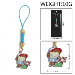 Stranger Things Anime peripheral colorful drip oil alloy machine rope pendant price for 5 pcs