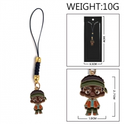 Stranger Things Anime peripheral colorful drip oil alloy machine rope pendant price for 5 pcs