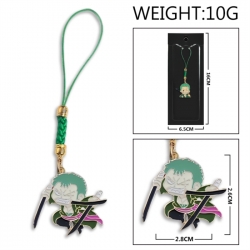 One Piece Anime peripheral colorful drip oil alloy machine rope pendant price for 5 pcs