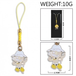 One Piece Anime peripheral colorful drip oil alloy machine rope pendant price for 5 pcs