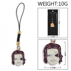 One Piece Anime peripheral colorful drip oil alloy machine rope pendant price for 5 pcs
